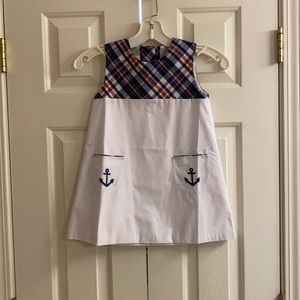 Tbbc planters inn plaid and white Jill jumper size 5 nwt